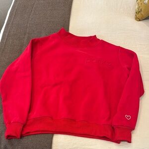 Parke Women's Red valentines Sweatshirt in size s/m